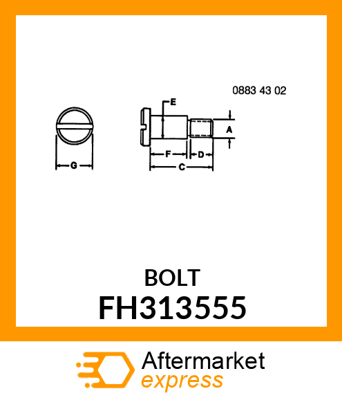 BOLT FH313555