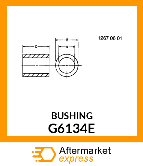 BEARING IN STATIONARY CLUTCH PLATE G6134E