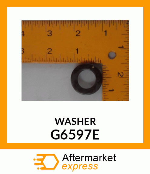 TOOTH PIPE DRIVE END WASHER G6597E