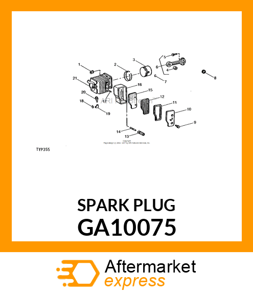 SPARK PLUG CJ GA10075