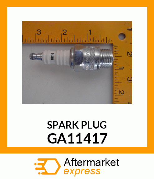 PLUG, SPARK, RESISTOR TYPE F GA11417