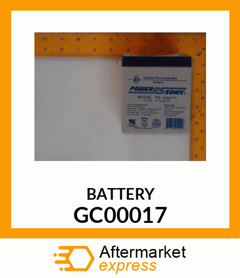 BATTERY # GC00017