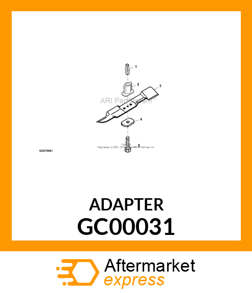 ADAPTER, BLADE GC00031