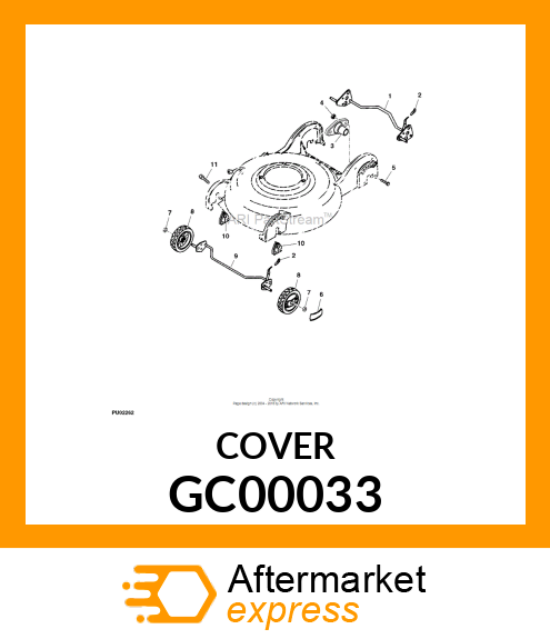 HUB CAP (JOHN DEERE) # GC00033