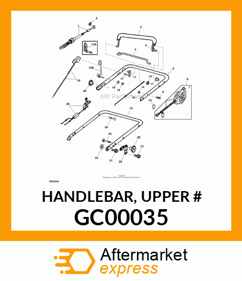 HANDLEBAR, UPPER # GC00035