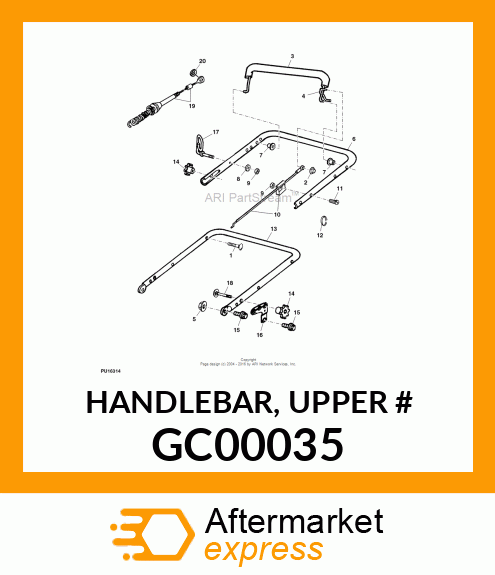 HANDLEBAR, UPPER # GC00035