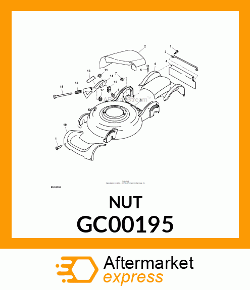 NUT, LOCK M5X0.8 GC00195