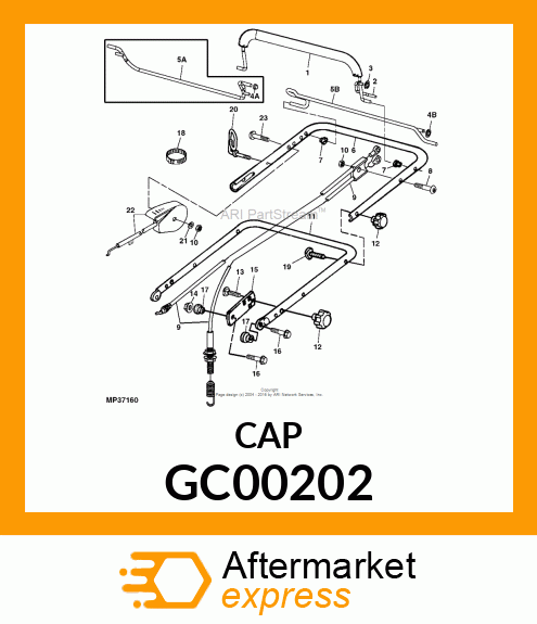 NUT, CAP GC00202