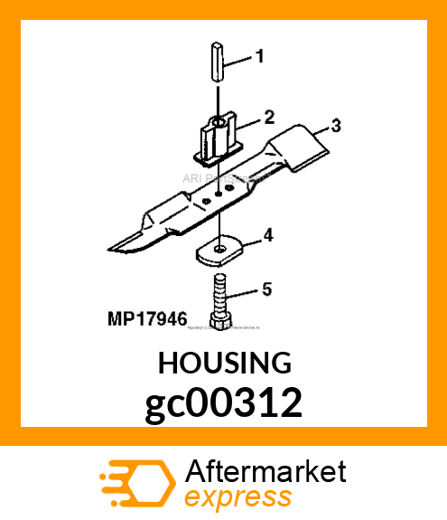 ADAPTER, BLADE (25 MM) gc00312