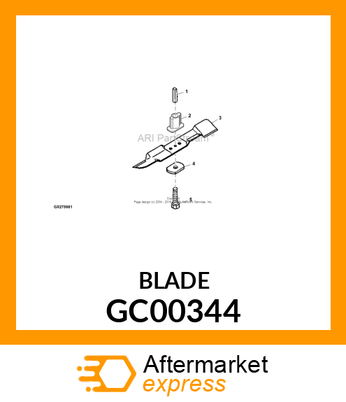 BLADE, CUTTING GC00344