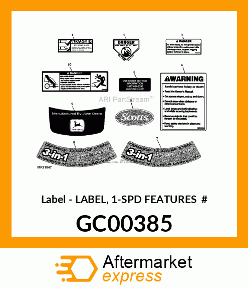 Label 1 Spd Features # GC00385