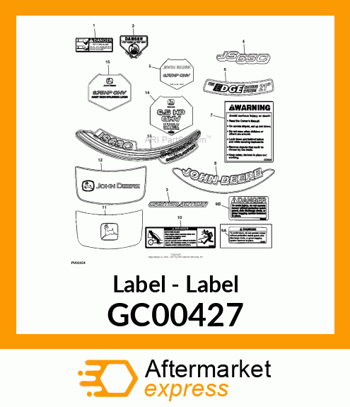 Label GC00427