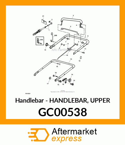 Handlebar Upper GC00538