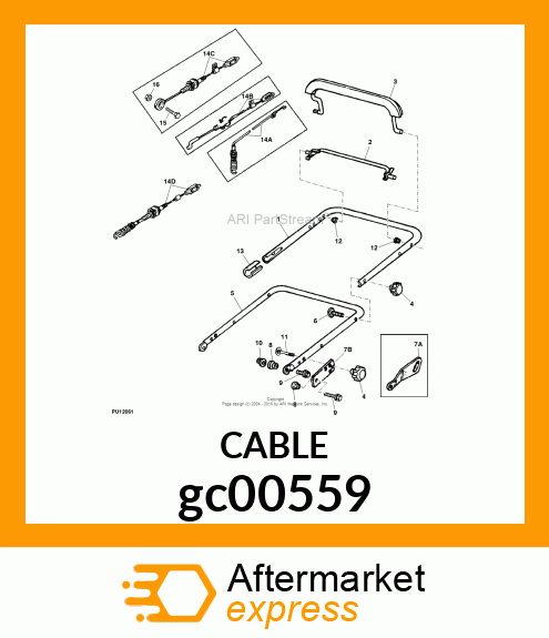 CABLE, TRACTION (CAST DECK) gc00559