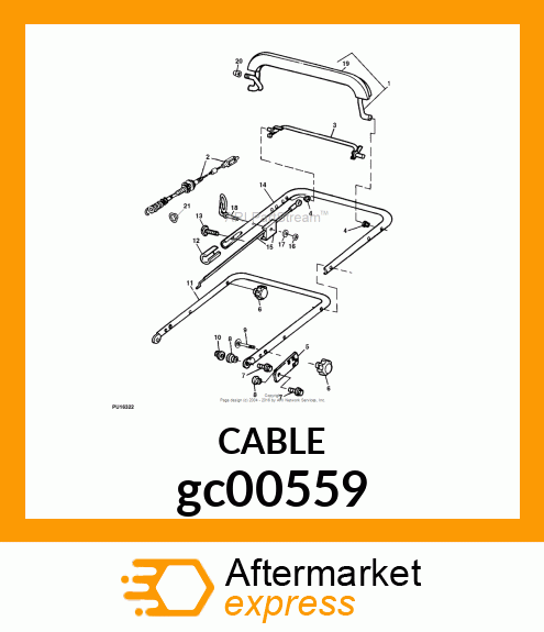 CABLE, TRACTION (CAST DECK) gc00559
