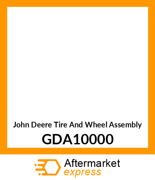 TIRE AND WHEEL ASSEMBLY GDA10000