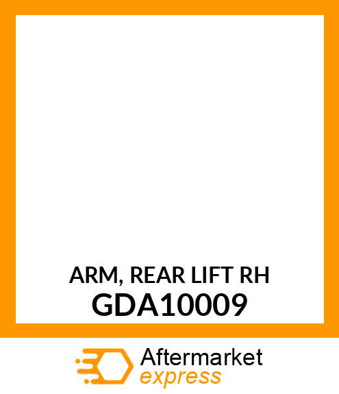 ARM, REAR LIFT RH GDA10009