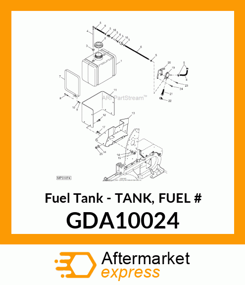 Fuel Tank - TANK, FUEL # GDA10024