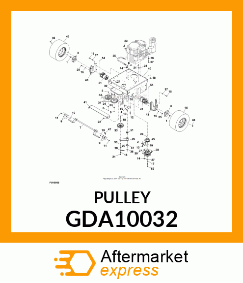 PULLEY, IDLER GDA10032