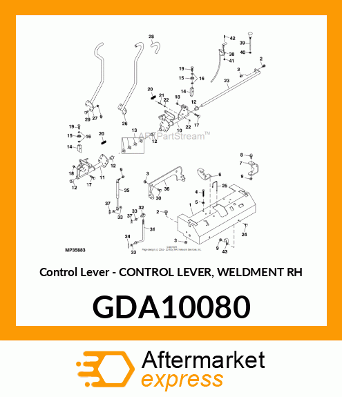 Control Lever GDA10080