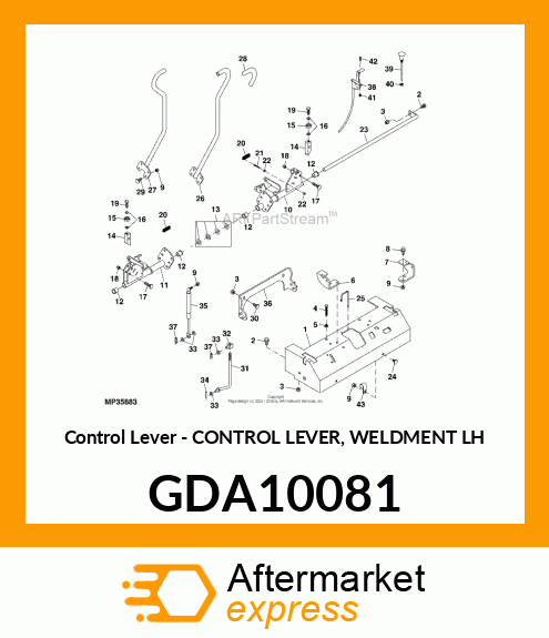 Control Lever GDA10081