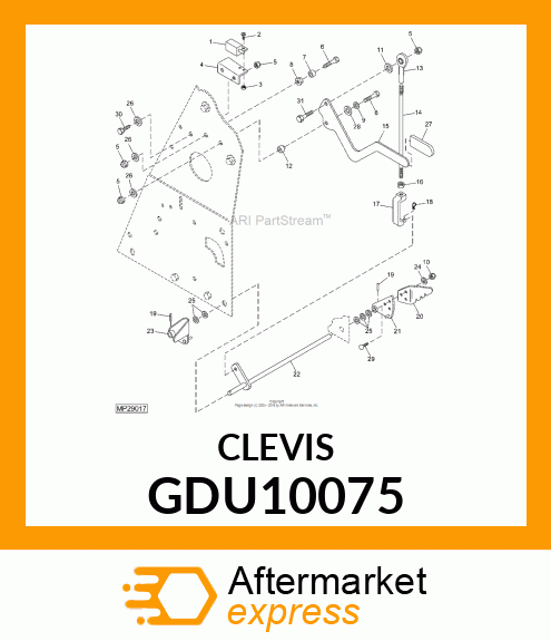 Clevis GDU10075