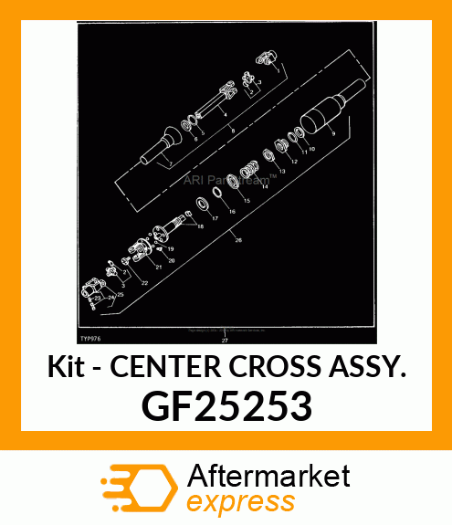 Kit - CENTER CROSS ASSY. GF25253