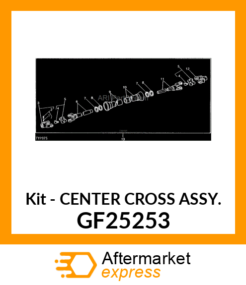 Kit - CENTER CROSS ASSY. GF25253