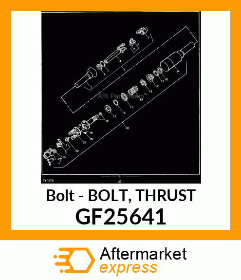 Bolt - BOLT, THRUST GF25641