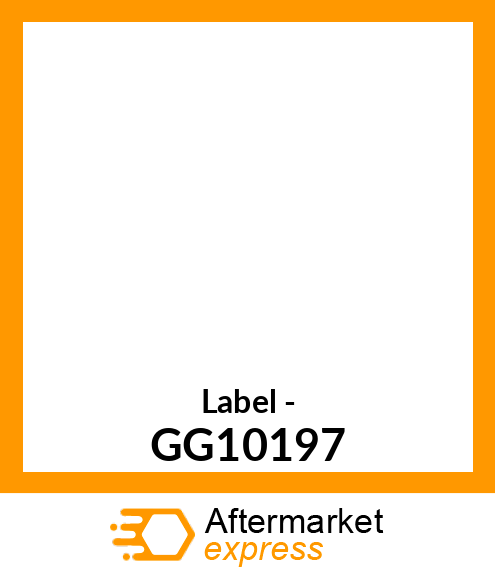Label - GG10197