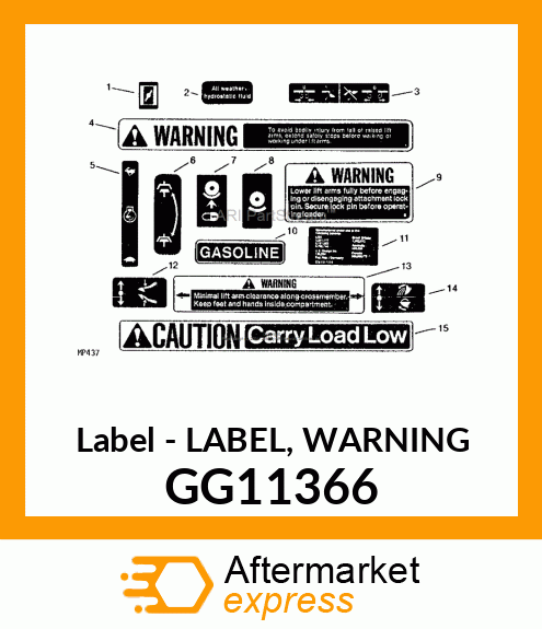 Label GG11366