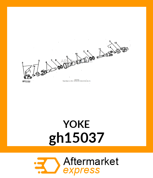 UNIVERSAL DRIVESHAFT, DRIVESHAFT, C gh15037