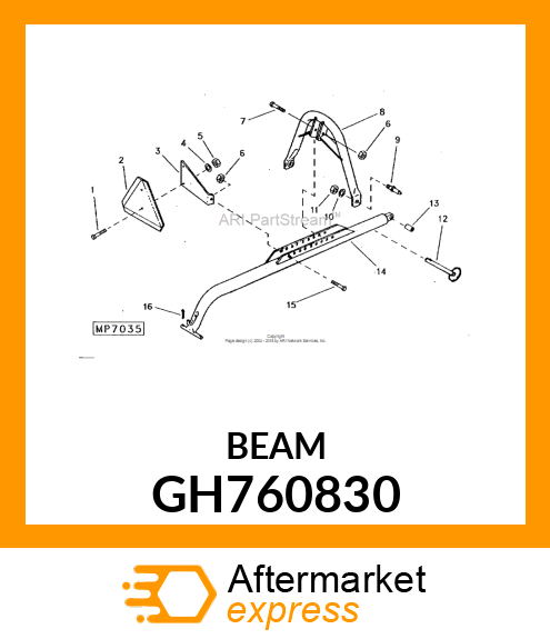 Loader Boom GH760830