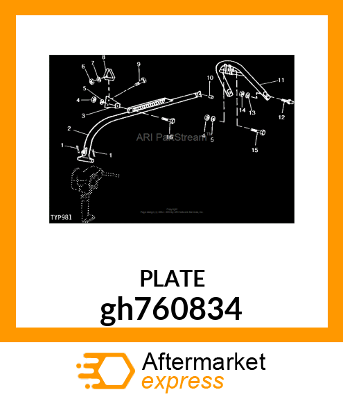 BRACKET, SMV gh760834