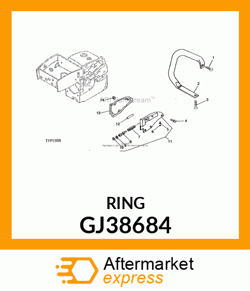 O-Ring - OIL PUMP O-RING (Part is Obsolete) GJ38684