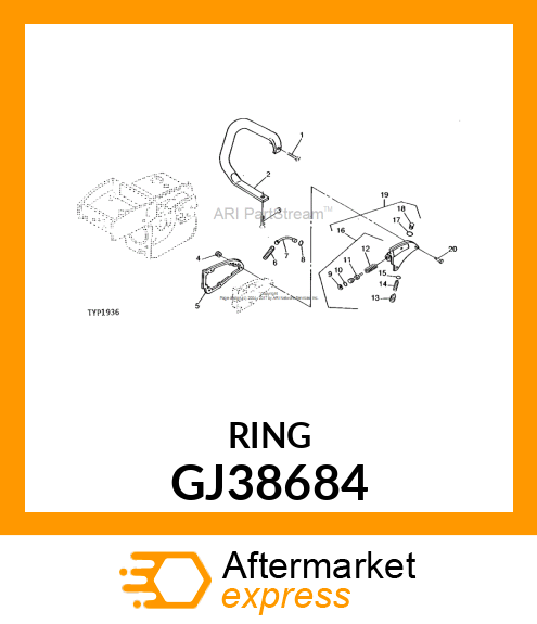 O-Ring - OIL PUMP O-RING (Part is Obsolete) GJ38684