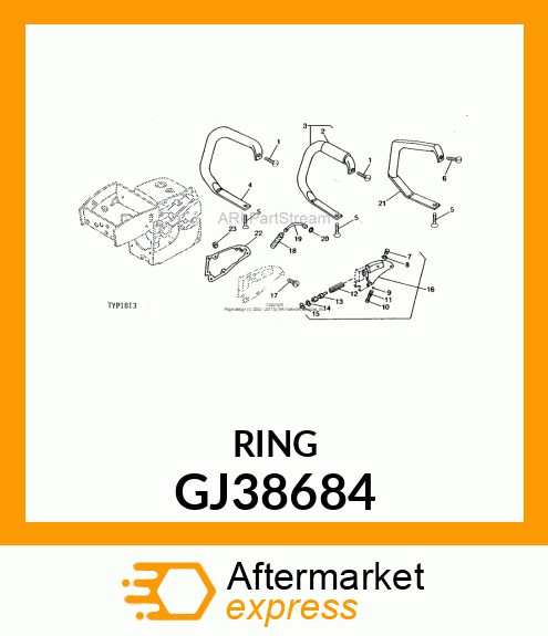 O-Ring - OIL PUMP O-RING (Part is Obsolete) GJ38684