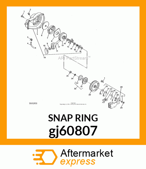 RETAINING RING .25" gj60807