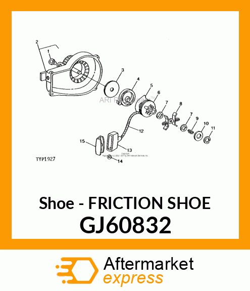 Shoe - FRICTION SHOE GJ60832