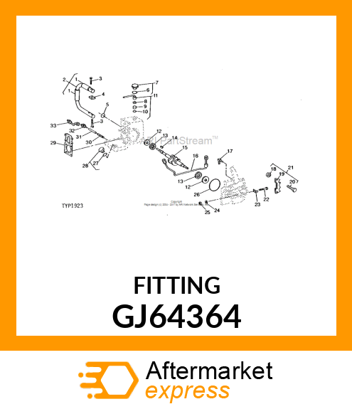 Fitting GJ64364