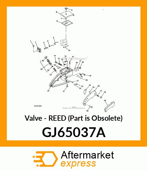 Valve - REED (Part is Obsolete) GJ65037A