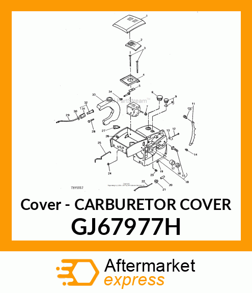 Cover - CARBURETOR COVER GJ67977H