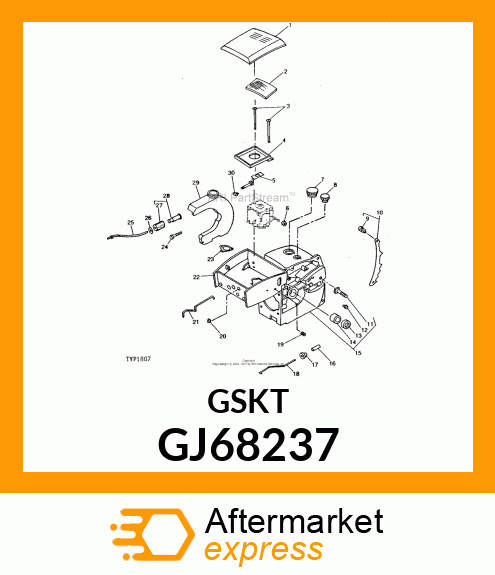 Gasket - CRANKCASE GASKET GJ68237