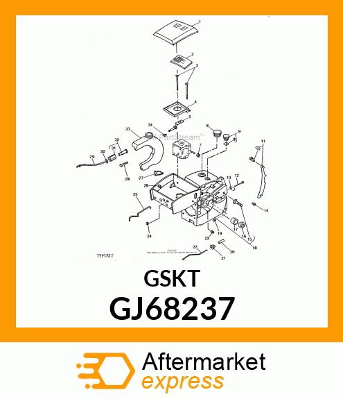 Gasket - CRANKCASE GASKET GJ68237