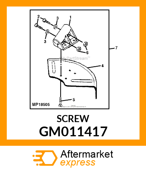 10PK Screw GM011417