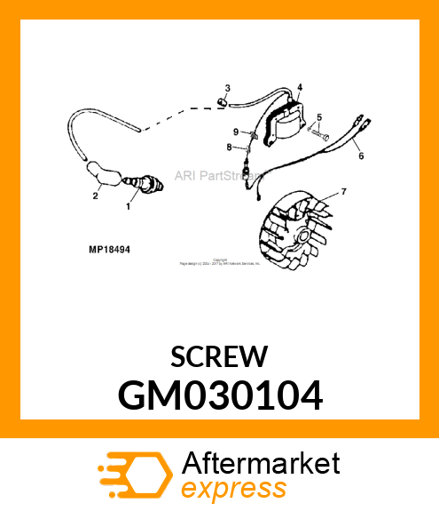 10PK Screw With Washer GM030104