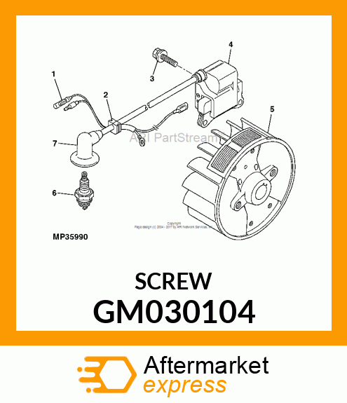 10PK Screw With Washer GM030104