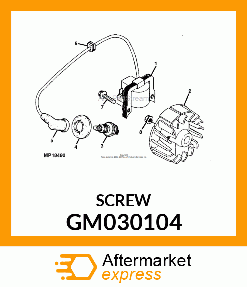 10PK Screw With Washer GM030104