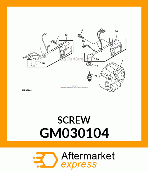 10PK Screw With Washer GM030104