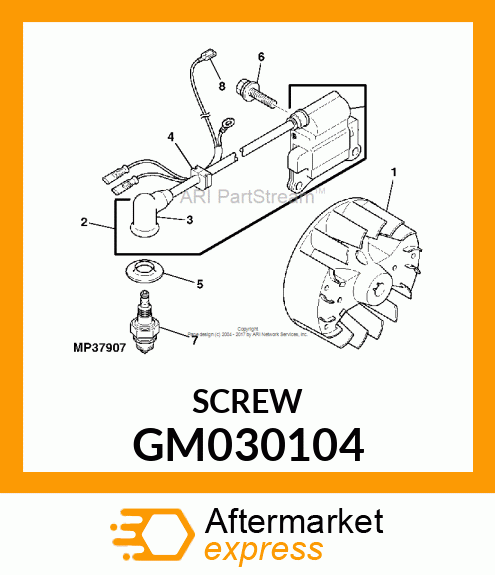 10PK Screw With Washer GM030104